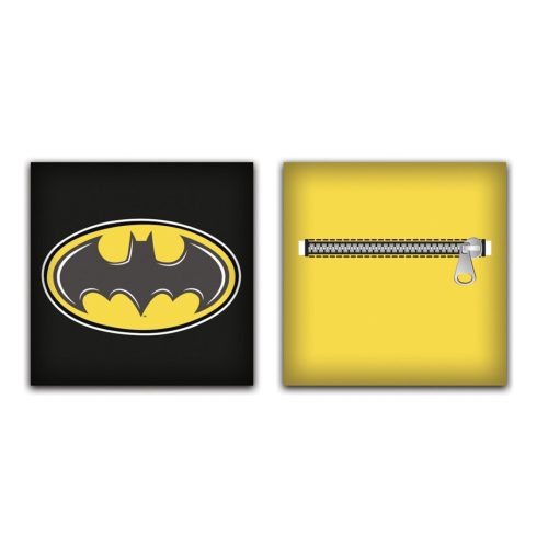 Batman dekoratives Kissen mit abnehmbarem Bezug 35x35 cm Samt