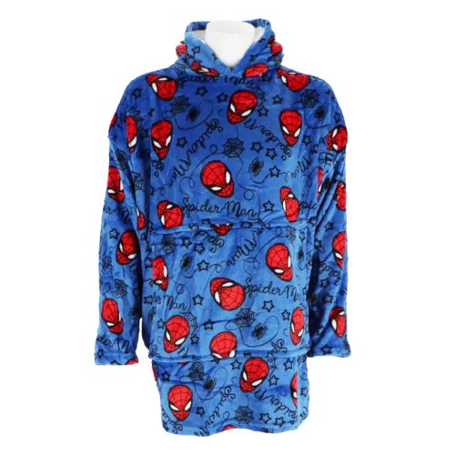 Spiderman Blue Erwachsene Plüsch-Polar Decke, Poncho