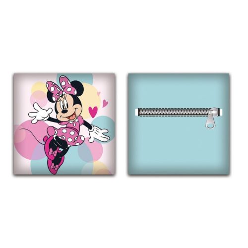 Disney Minnie  Bubble Dekokissen mit abnehmbarem Bezug 35x35 cm Velours