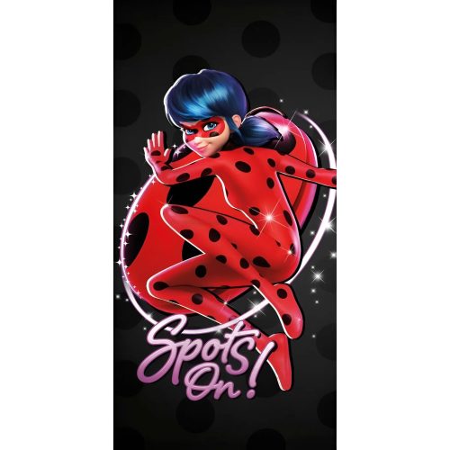 Miraculous Geschichten von Ladybug und Cat Noir Spots On Badetuch, Strandhandtuch 70x140cm