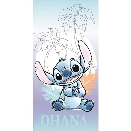 Disney Lilo und Stitch Ohana Badetuch, Strandtuch 70x140 cm (Fast Dry)