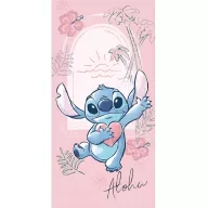   Disney Lilo und Stitch Heart Badetuch, Strandtuch 70x140cm (Schnell Trocken)