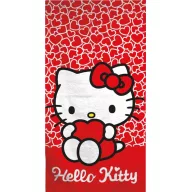   Hello Kitty Hearts Badehandtuch, Strandtuch 70*140cm (Schnelltrocknend)