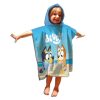 Bluey Sandcastle Strandtuch Poncho 55x110 cm (Schnelltrocknend)