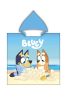 Bluey Sandcastle Strandtuch Poncho 55x110 cm (Schnelltrocknend)
