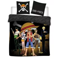   One Piece Captain Luffy doppelte, doppelte Bettdeckenbezug 240×220cm, 65x65 cm