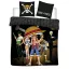 One Piece Captain Luffy doppelte, doppelte Bettdeckenbezug 240×220cm, 65x65 cm
