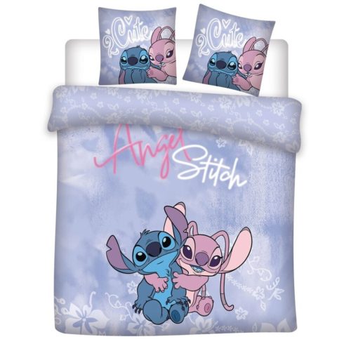 Disney Lilo und Stitch Cutie doppelte, doppelte Bettdeckenbezug 200×200cm, 65x65 cm