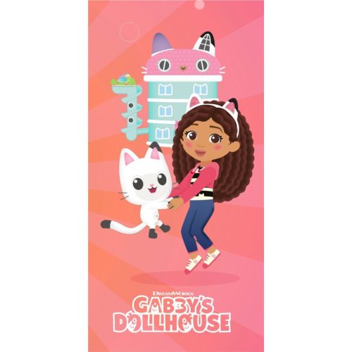 Gabby's Dollhouse Dream House Badetuch, Strandtuch 70x140cm (Schnelltrocknend)
