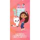 Gabby's Dollhouse Dream House Badetuch, Strandtuch 70x140cm (Schnelltrocknend)