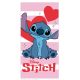 Disney Lilo und Stitch Sparkling Heart Badetuch, Strandtuch 70x140cm