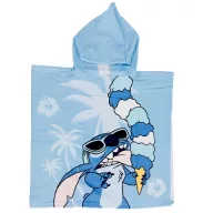   Disney Lilo und Stitch Ice Cream Strandhandtuch Poncho 55x110 cm (Schnelltrocknend)