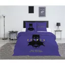 Batman Claim the Night doppelt, Doppelbett Bettbezug 240x220cm, 65x65 cm