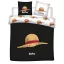 One Piece Hat doppel, Doppelbett Bettbezug 240×220cm, 65x65 cm