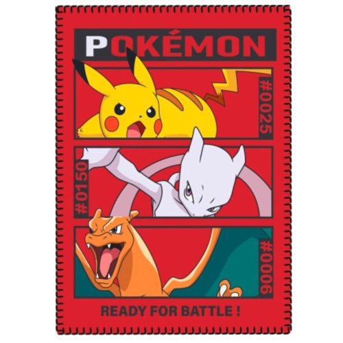 Pokémon Battle Polar Fleece Decke 100x140 cm