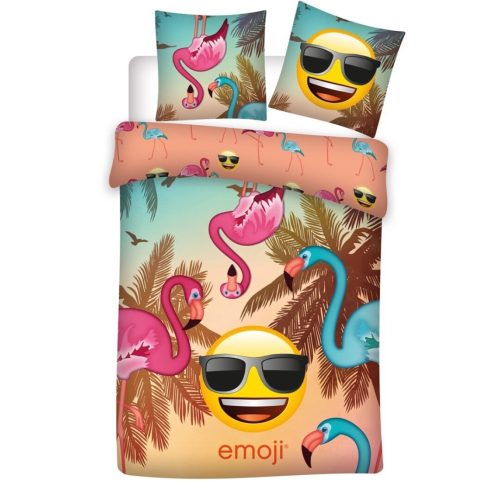 Emoji Summer Bettwäsche 140×200 cm, 63×63 cm Microfibre