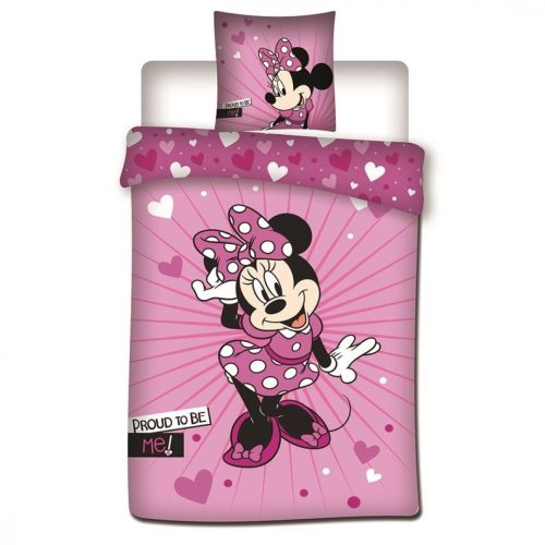 Disney Minnie Proud Bettwäsche 140×200 cm, 63×63 cm Microfibre