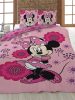 Disney Minnie Flowers Bettwäsche 140×200 cm, 63×63 cm Microfibre