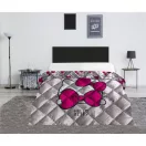 Hello Kitty Pink Bow gestepptes Überwurf, Bettdecke 240x220cm
