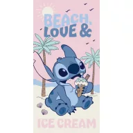   Disney Lilo und Stitch Beach Ice Cream Badelaken, Strandtuch 70x140cm (Fast Dry)