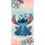   Disney Lilo und Stitch Flower Island Badetuch, Strandtuch 70x140cm (Schnelltrocknend)