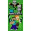 Minecraft Swordfight Badetuch, Strandtuch 70x140cm (schnell trocknend)
