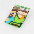 Minecraft Swordfight Badetuch, Strandtuch 70x140cm (schnell trocknend)