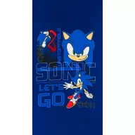   Sonic the Hedgehog Go Blur Badelaken, Strandtuch 70x140cm (Fast Dry)