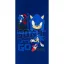Sonic the Hedgehog Go Blur Badelaken, Strandtuch 70x140cm (Fast Dry)