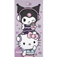   Hello Kitty Best Friend Badehandtuch, Strandtuch 70x140cm (Schnelltrocknend)