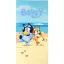 Bluey Sunny Beach Badetuch, Strandtuch 70x140cm (Schnelltrocknend)