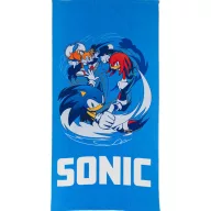   Sonic the Hedgehog Fast Lane Badetuch, Strandtuch 70x140cm (Fast Dry)