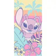   Disney Lilo und Stitch Floral Escape Badetuch, Strandtuch 70x140cm (Fast Dry)
