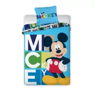   Disney Mickey  Timeless Character Bettbezug 140x200cm, 63x63 cm Mikrofaser
