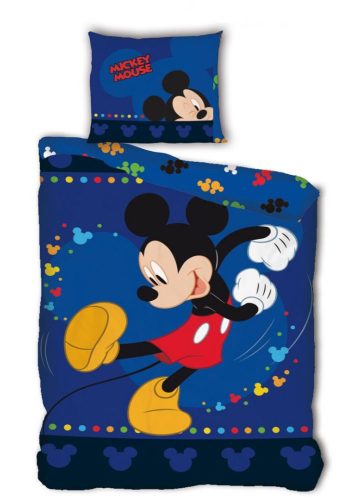Disney Mickey Happy Steps Bettwäsche 140×200 cm, 63×63 cm Microfibre