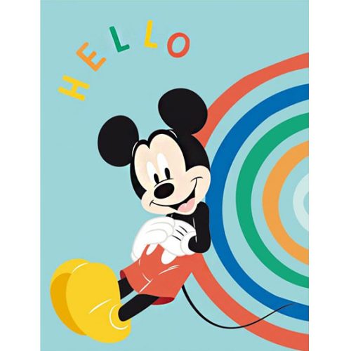 Disney Mickey Hello Polardecke 100x140 cm
