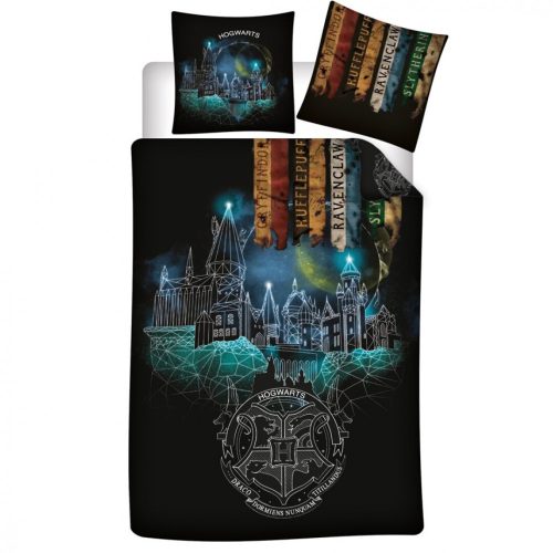 Harry Potter Hogwarts Enchanted Night Bettwäsche 140×200 cm, 63×63 cm Microfibre