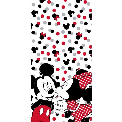 Disney Minnie, Mickey LoveBadetuch, Strandtuch 70x140 cm