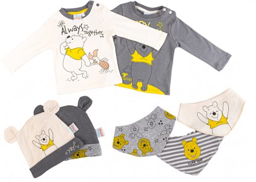 Disney Winnie the Pooh Baby T-Shirt, Deckel und Schleimtuch Set 62/68 cm
