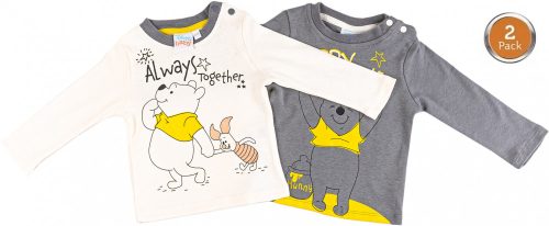 Disney Winnie Puuh Baby-Shirt, Oberteil Set 2-tlg., 62-92 cm