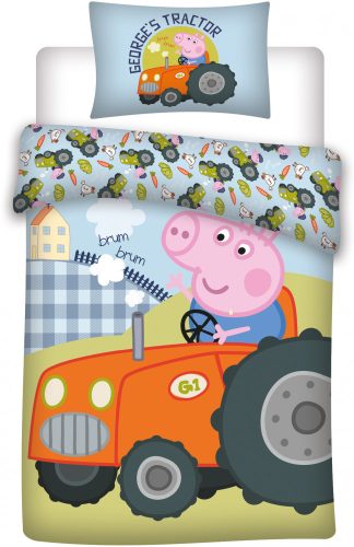 Peppa Wutz George's Tractor Kinder Bettwäsche (klein) 100×135cm, 40×60 cm