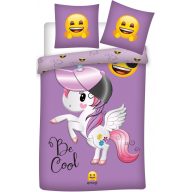 Emoji  Unicorn Bettwäsche-Set 140×200cm, 70×90 cm