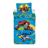   Blaze Drive Kinder- und Kindergartenbettwäsche 100×135 cm, 40×60 cm
