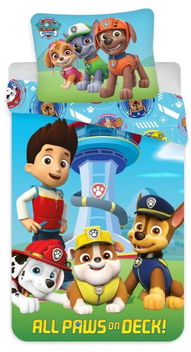 Paw Patrol on Deck Paws Kinderbettwäsche 100×135 cm, 40×60 cm