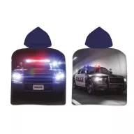 Polizei Auto-Strandtuch-Poncho 50*100cm