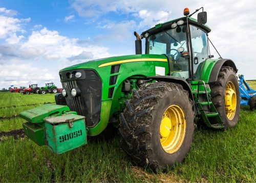 Traktor Fleecedecke 100*140cm