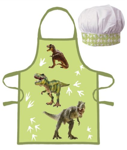 Dinosaurier T-Rex Kinder Schürze 2er-Set