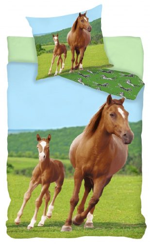 Pferd Field Bettbezug 140×200 cm, 70×90 cm
