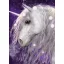 Einhorn Polarfleecedecke 100x140cm