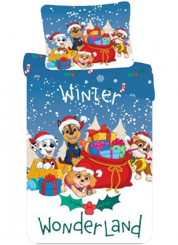 Paw Patrol Holiday Weihnachtsbettbezug 140×200cm, 70×90 cm